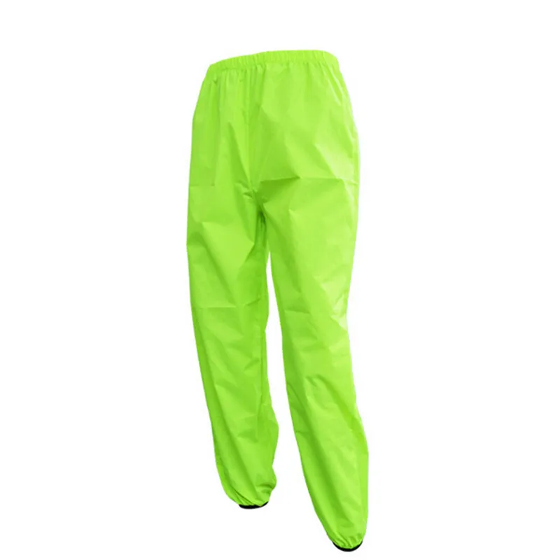 Light green EEDA мужские спортивные Светоотражающие дышащие велосипедные дождевики брюки для велоспорта ветряные дождевые брюки водонепроницаемые ветрозащитные штаны - Цвет: Light green