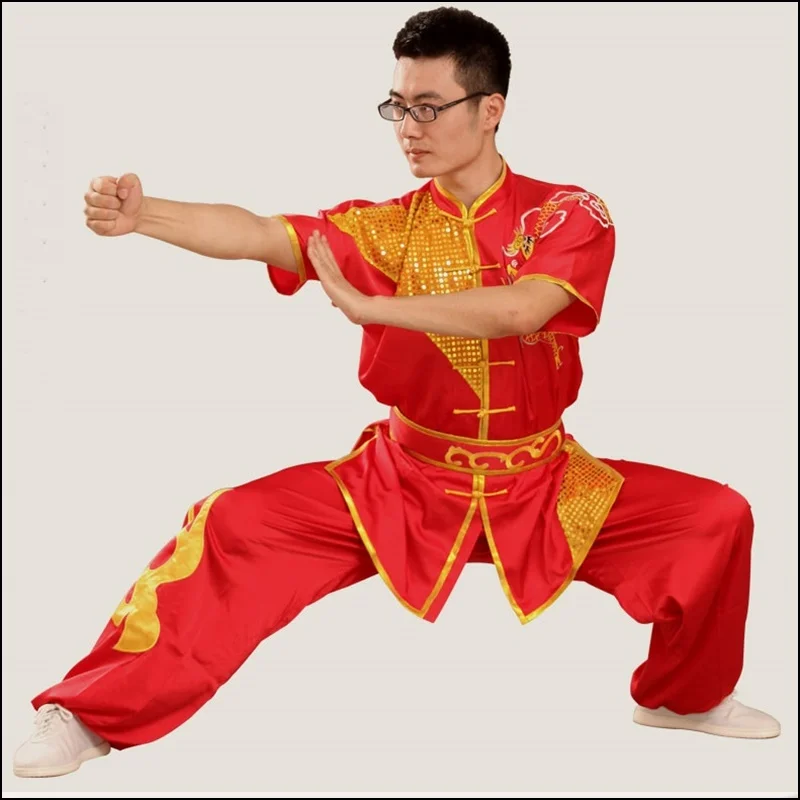 Одежда Кунг-фу Wushu одежда костюм для боевых искусств шаолин кунг-фу TA407 |