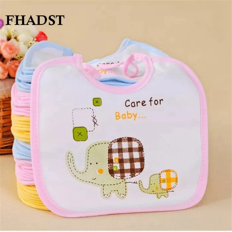 FHADST Baby Bibs Toddler Waterproof Kid Cotton Burp Cloths Newborn Towel Clothing Babies Saliva Towels baberos babetes Bib | Детская