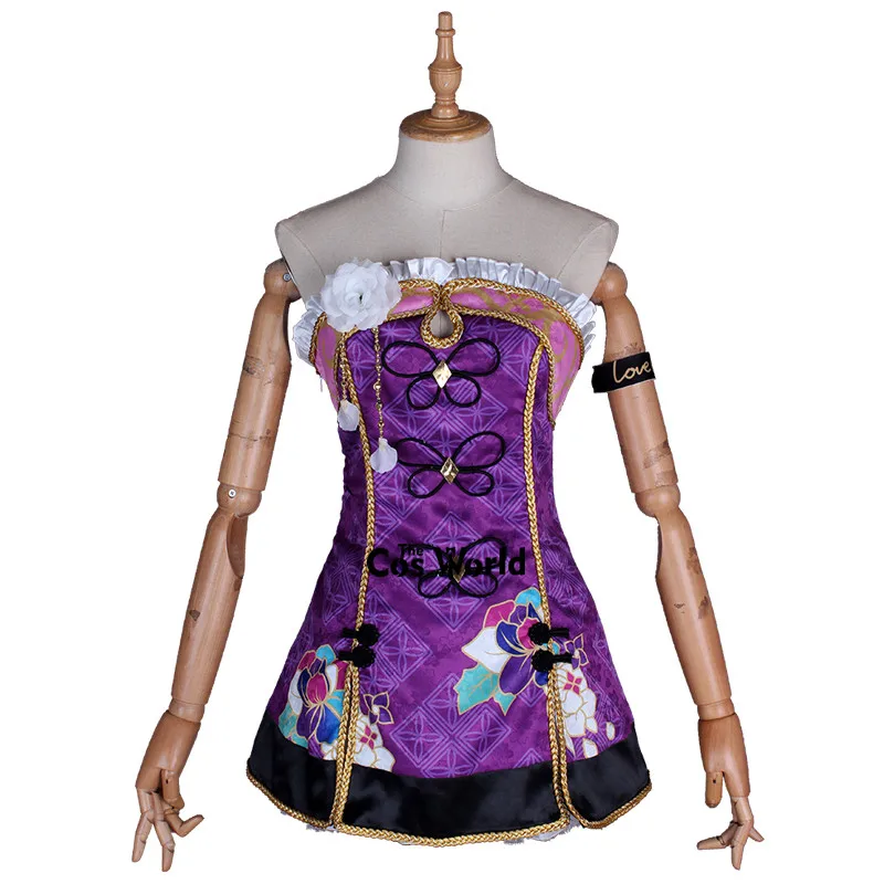 Милый! Солнечный свет! Aqours охара Мари Cheongsam пробудить тройник платье униформа