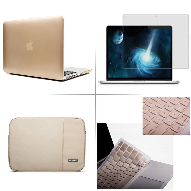 POSEIT 4в1 Матовый Жесткий чехол для ноутбука клавиатуры ЖК-дисплей Apple Macbook новый Air13
