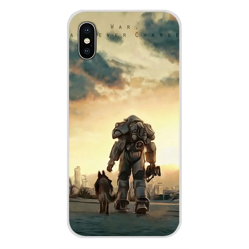 Для Samsung Galaxy S3 S4 S5 Mini S6 S7 Edge S8 S9 S10 Lite Plus Note 4 5 8 9 Мягкие прозрачные чехлы Чехлы Fallout