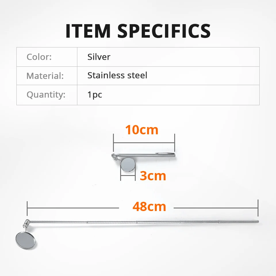 Автомобильное Зеркало для технического обслуживания Partol раздвижной поворотный