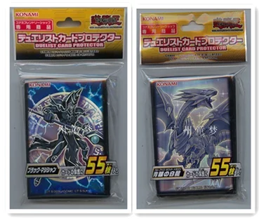 (55 шт./упак.) Yugioh коллекция карт Япония Аниме голубоглазый белый дракон черный