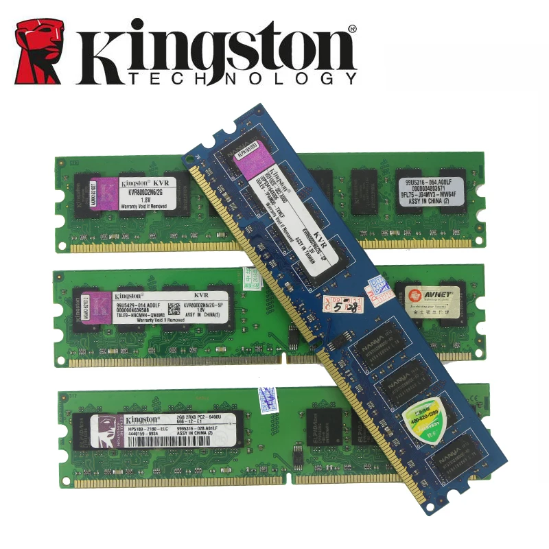 Модуль ОЗУ Kingston для настольных ПК 1 ГБ 2 PC2 DDR2 4 DDR3 8 667 МГц 800 1333 1600 МГц|Оперативная