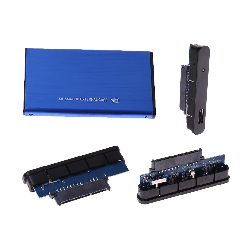 Высокоскоростной внешний корпус для жесткого диска 2 5 &quotАлюминиевый USB 3 0 SATA SSD