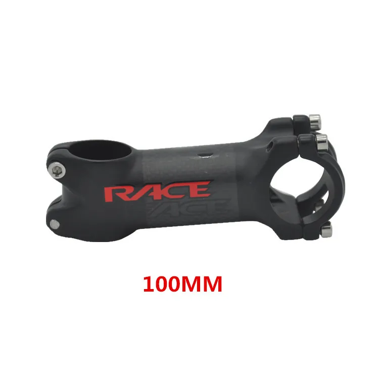 100mm raceface горный велосипед и дорога 6 угол сплав+ углеродное волокно MTB велосипед стволовых светильник 31,8*60-120 мм - Цвет: 100mm