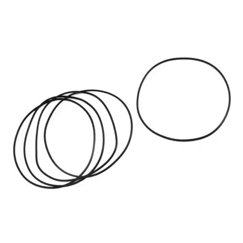 

95mm x 91mm x 2mm Rubber Oil Seal O Ring Gasket Washer Black 10Pcs