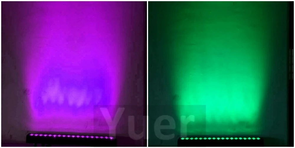8 шт./лот, 18x18 Вт, RGBWA-UV, 6в1, настенный светильник, светодиодный, сценический светильник, бар, вечерние, клубный, диско-светильник, для рождества, внутренний, сценический светильник, s