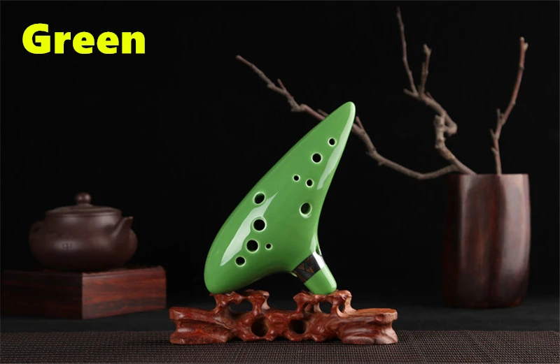 Ocarina Alto C key флейта ручной работы музыкальный инструмент 12 Керамическая Флейта|legend