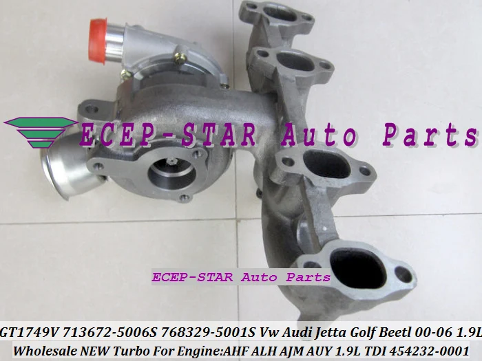 GT1749V 713672 5006S 768329 5001S 454232 0001 5005S турбо для AUDI VW Jetta Golf Beetl AHF ALH AUY 1 9 LTDI|turbo turbo turbo|turbo gt1749vvw