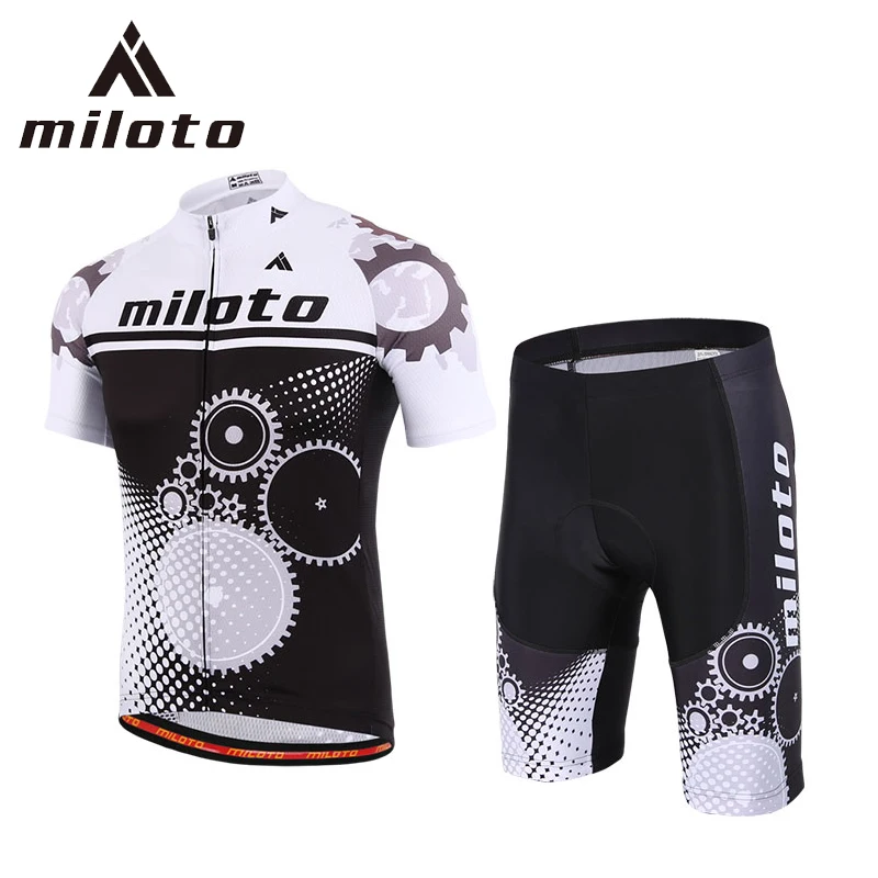 Miloto Pro Джерси велосипедные шорты Наборы для мужчин Мужская Дышащая MTB велосипед