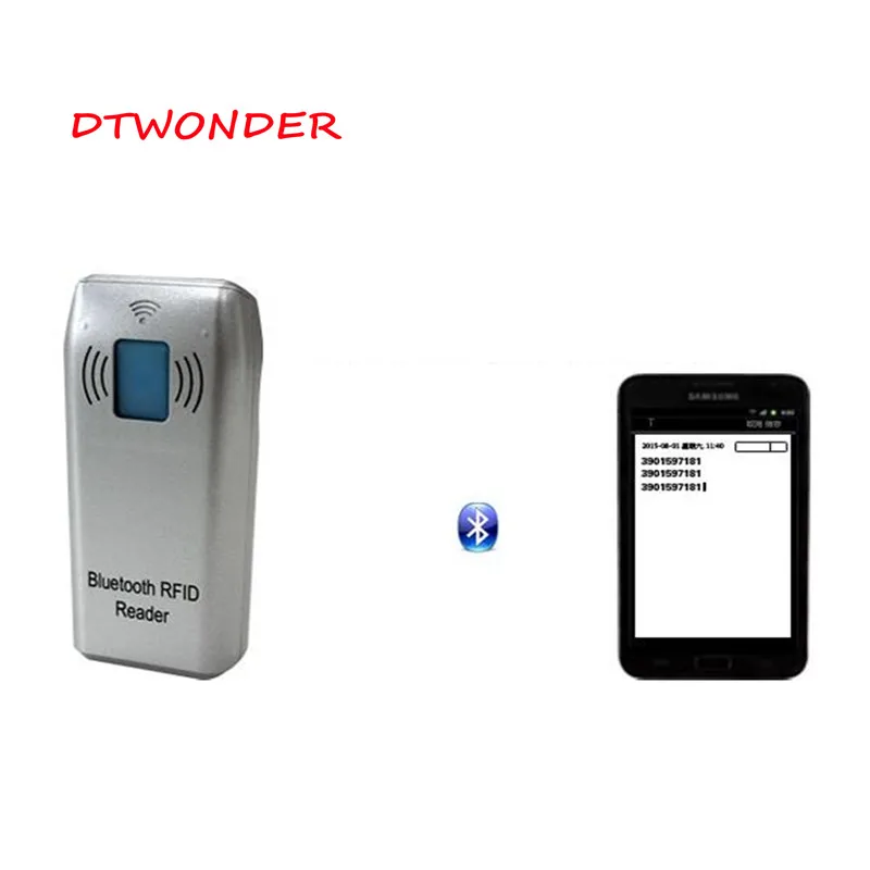 DTWONDER Bluetooth RFID кард ридер 125 кГц TK4100 ручной смарт сканер ID близость для контроля