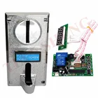 Плата управления таймером для печатной платы, с 6 видами монет, приемником для аркадной машины, массажное кресло с белым свинцом 40 см