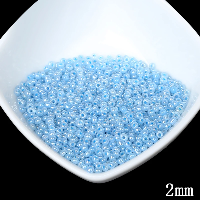 2 мм яркие кремовые цвета Австрийские хрустальные стеклянные бусины 1000 шт./лот