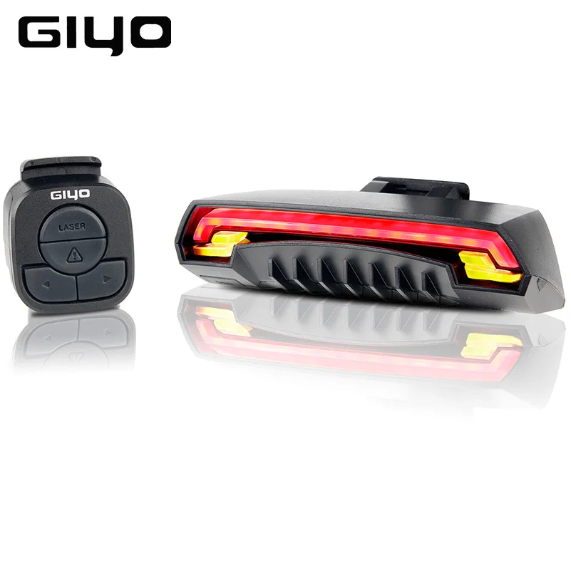 GIYO батарейный блок велосипедный фонарь USB Перезаряжаемый крепление велосипедная