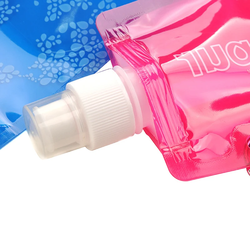 2 Portable Folding Water Storage Lifting Bag Camping Hiking Foldable Collapsible Bottle with Buckle for Outdoor Sports |