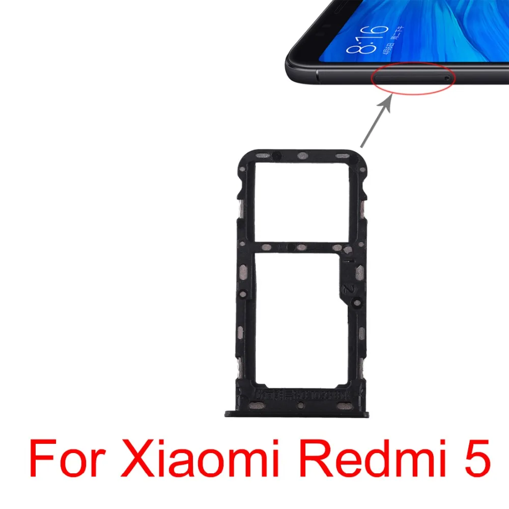 2 шт SIM& SIM/TF карты лоток для mi Max 2 \ Red mi Note 4 \ Note 4X \ 4X \ 5 Plus \ Note 5 \ 5 \ mi 5