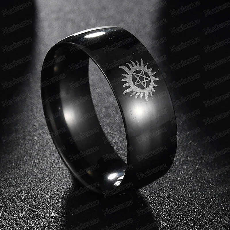 Nextvance Evil Force Sun Star Ring 3 Color Titanium Steel Rings For Male Female Party Jewelry Dropshipping | Украшения и