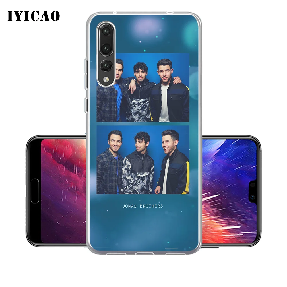 IYICAO Rock band Jonas Brothers Мягкий силиконовый чехол для телефона Huawei P30 P20 Pro P10 P9 P8 Lite P Smart TPU