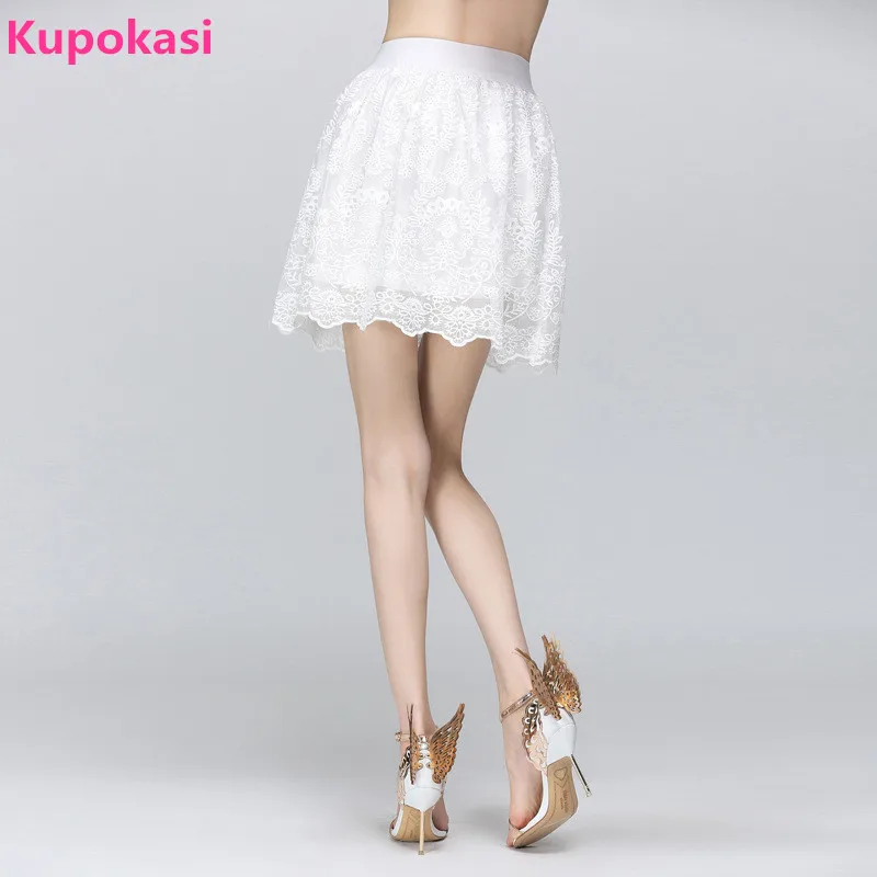 Лето 2017 г. новый сладкий Кружево мини империя свободные Повседневное женщина