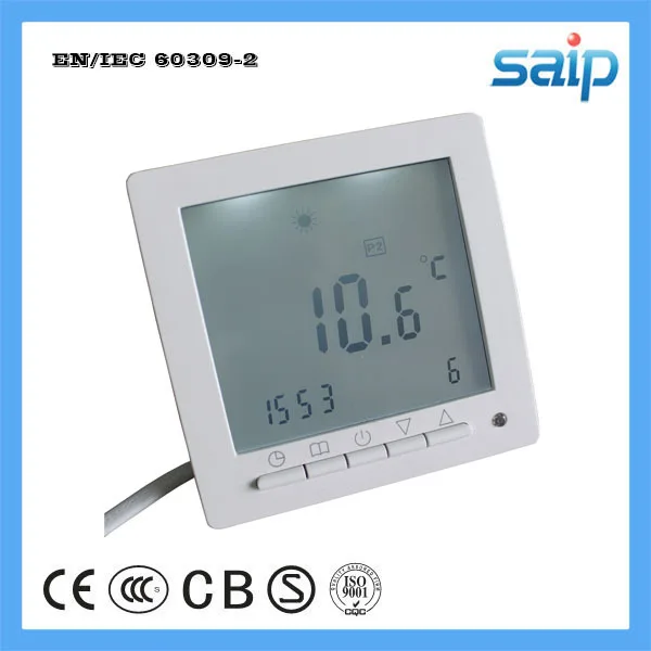 Одна деталь продажи ЖК-дисплей пол с подогревом термостат цифровой номер