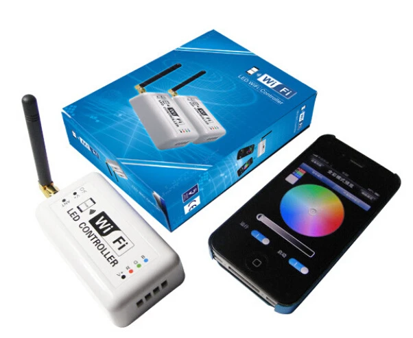 Wi-fi из светодиодов контроллер RGB DC7.5-24V музыка режим миллионы цвет управление для