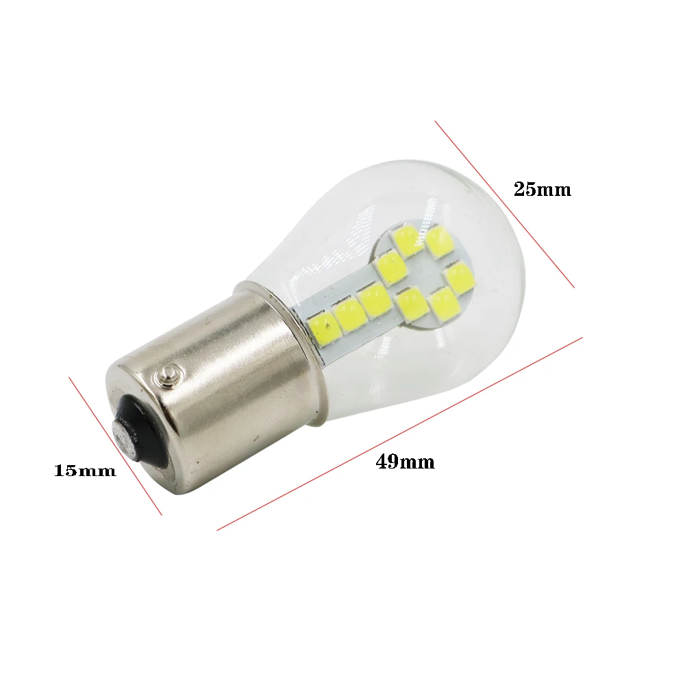 YSY 4X P21W BA15S 1156 1157 BAY15D Светодиодные Автомобильные задние тормозные лампы 12V 3030 18smd