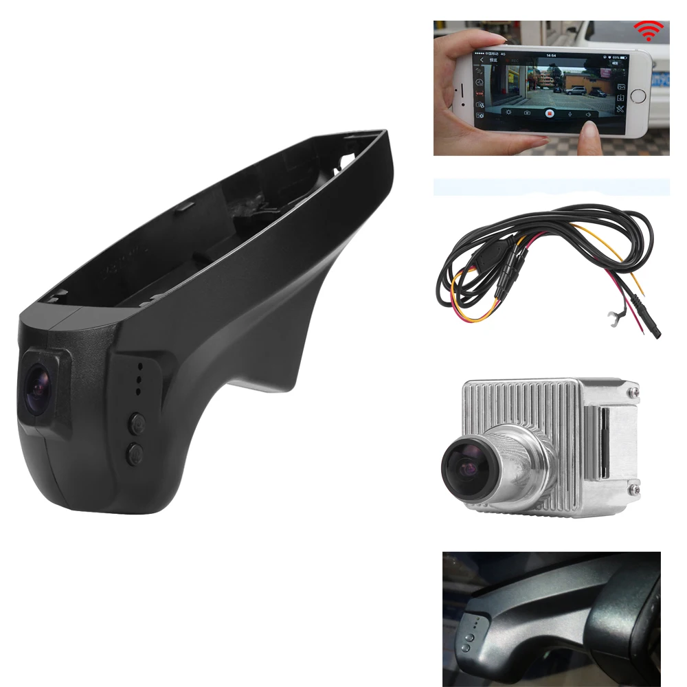 PLUSOBD Full HD 1080P Скрытая Wi Fi Видеорегистраторы для автомобилей Камера BMW E60 E61 E65 E66 E70 X6