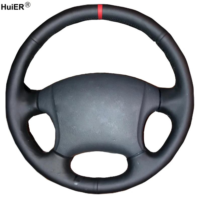 HuiER ручной швейный чехол рулевого колеса автомобиля волантовая Оплетка на руль