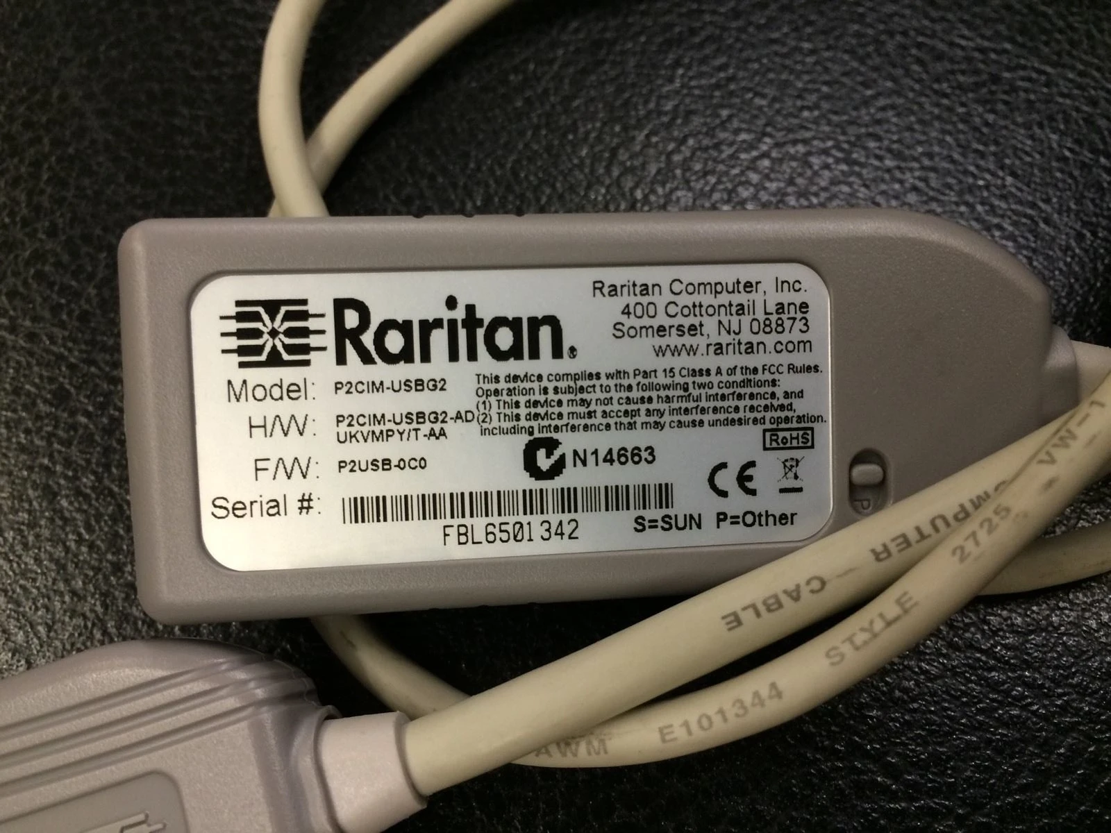 Силовая плата Paragon USB KVM P2CIM-USBG2 itan module data line