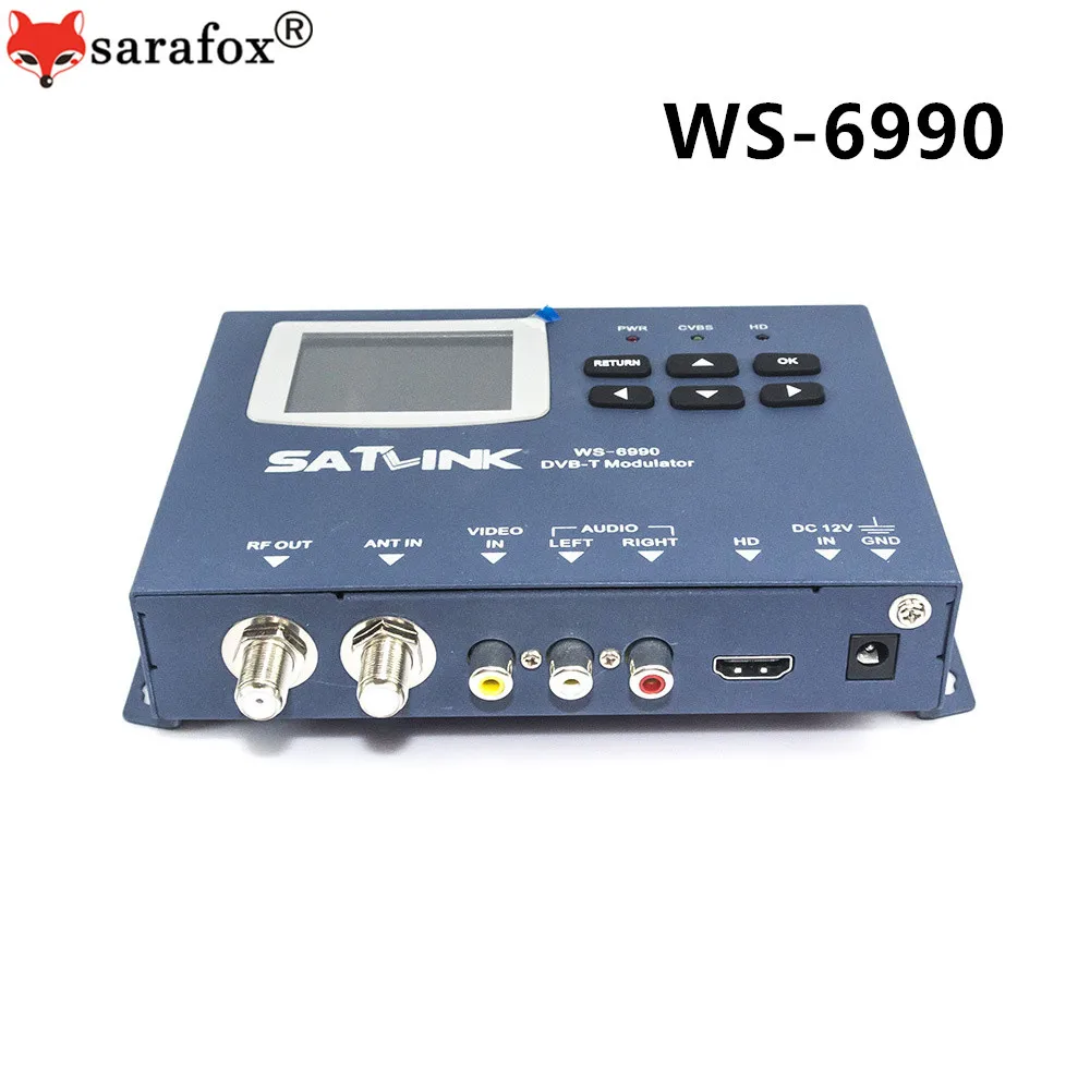 Satlink WS 6990 dvb-t эфирный Finder 1 Маршрут модулятор/AV/HDMI метр WS6990 | Электроника