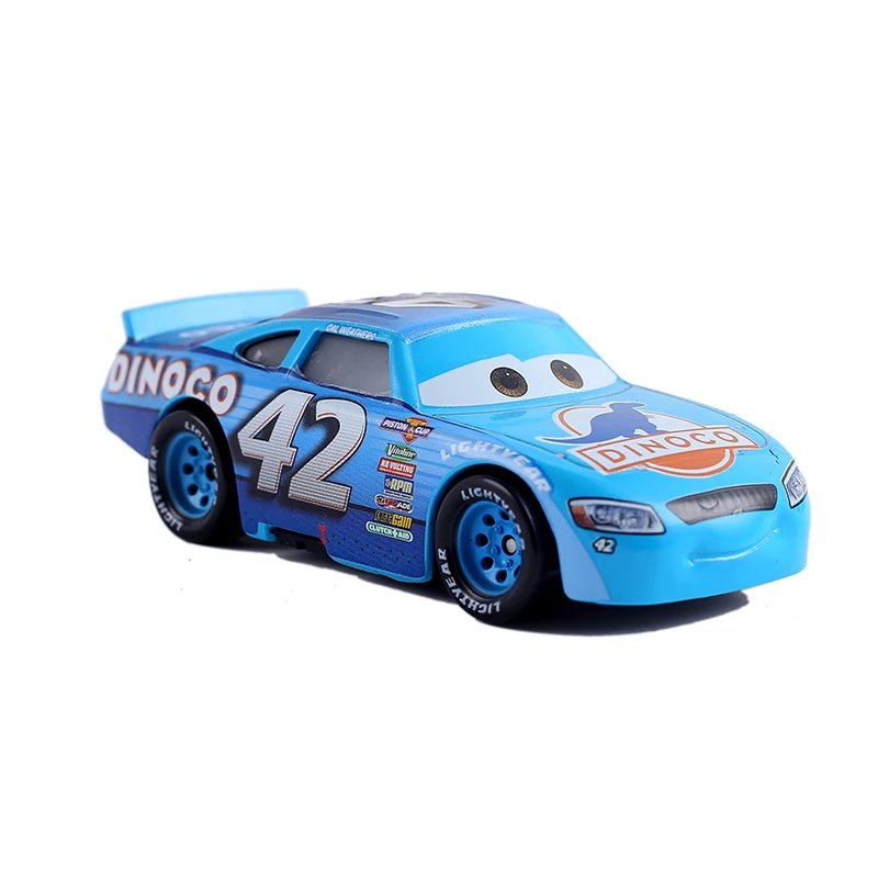 Disney Pixar Cars 3 2 No.42 Cal Weathers Metal Diecast Toy Car 1:55 Lightning McQueen Loose Brand New в наличии|Наземный