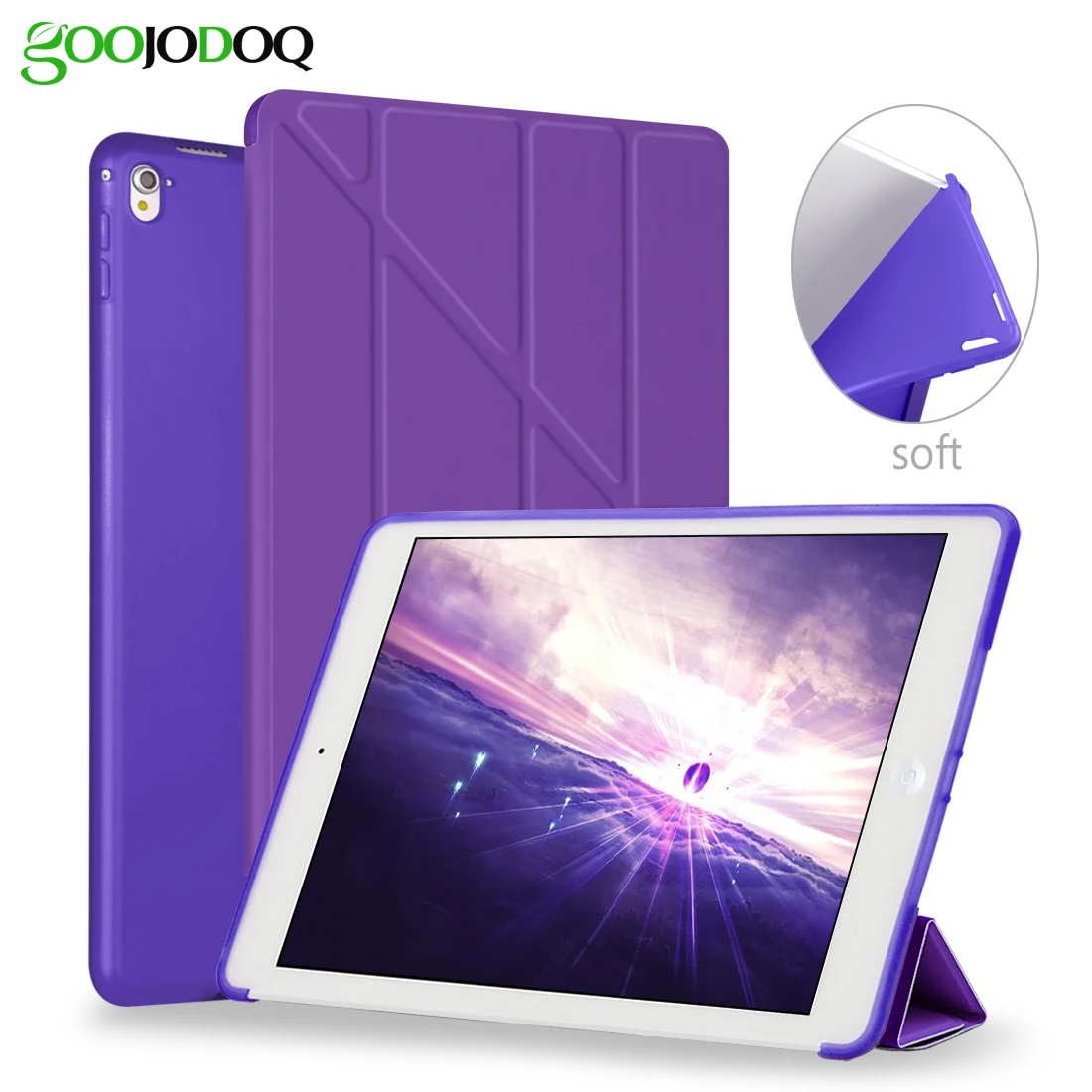 Чехол на айпад про 9.7 Для ipad pro silicon case for air 2 мягкие tpu для 6 7 pu кожа смарт чехол 5