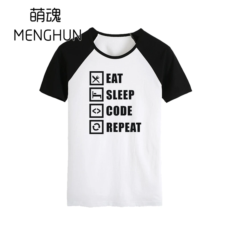 It programmer/Футболки с героями мультфильмов аниме фанаты игр летние хлопковые