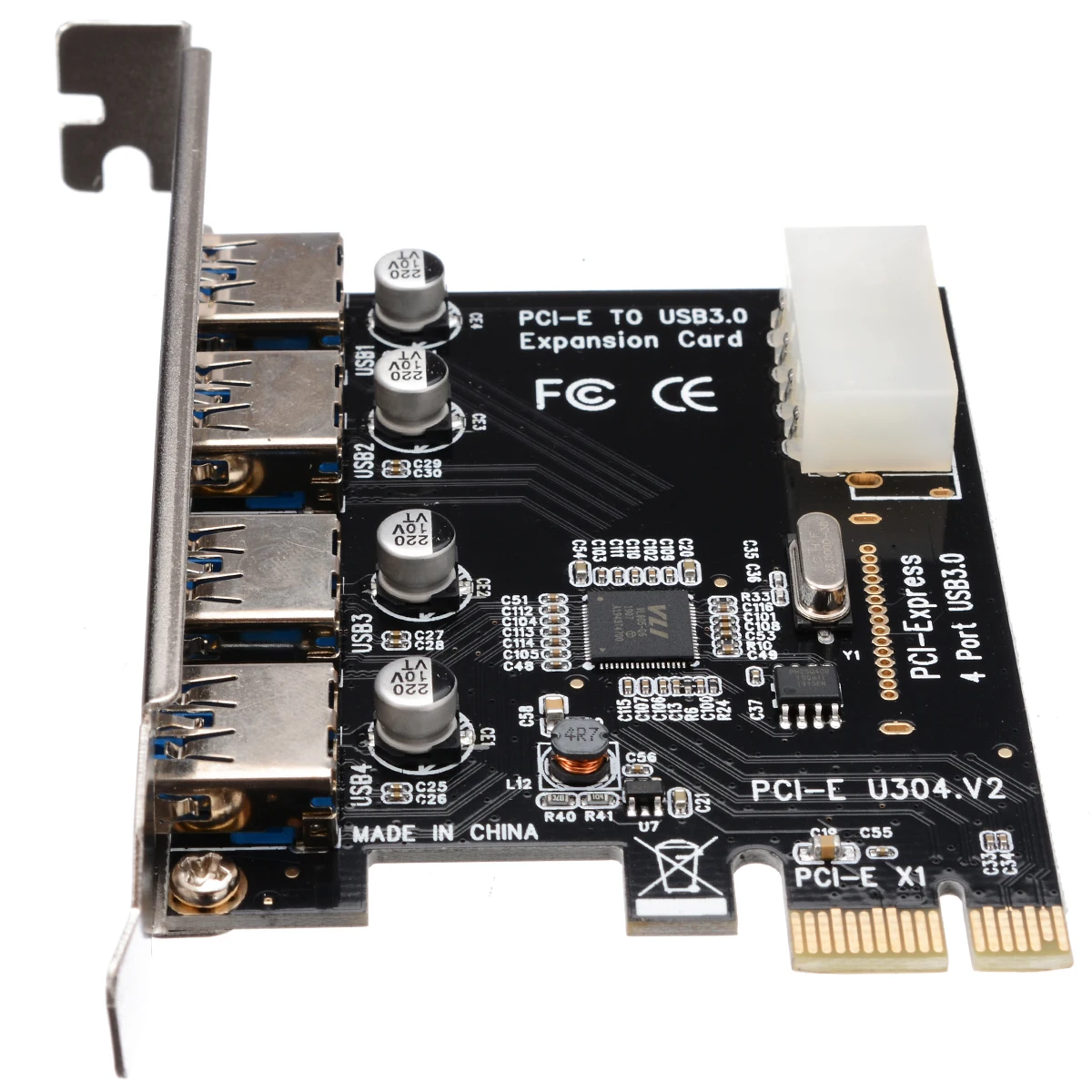 4 порта PCI-E к USB 3 0 концентратор PCI Express адаптер расширения 5 Гбит/с скорость
