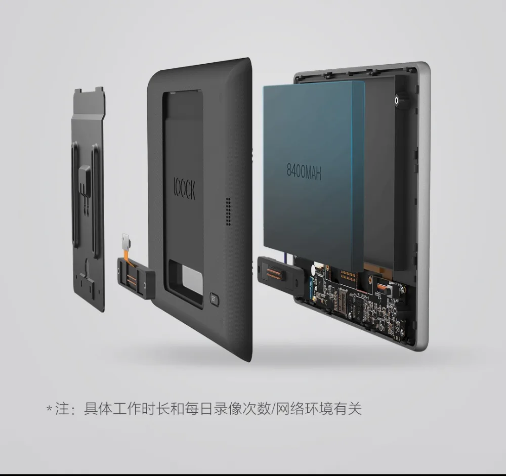 Xiaomi Luke умный дверной видео дверной звонок кошачий глаз молодежное издание CatY Mijia приложение управление перезаряжаемый ips дисплей Широкоугольный монитор
