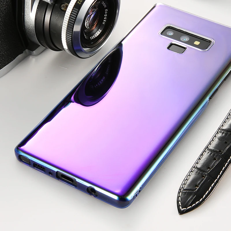 FLOVEME градиент телефон чехлы для samsung Galaxy S8 плюс S7 S6 край Аврора Blue Ray чехол Коке Mobile