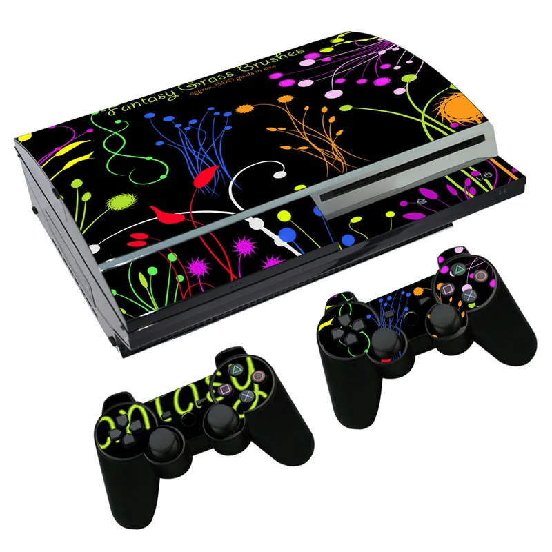 Наклейка для консоли PS3 Fat PlayStation 3 и контроллеров наклейка виниловая пленка
