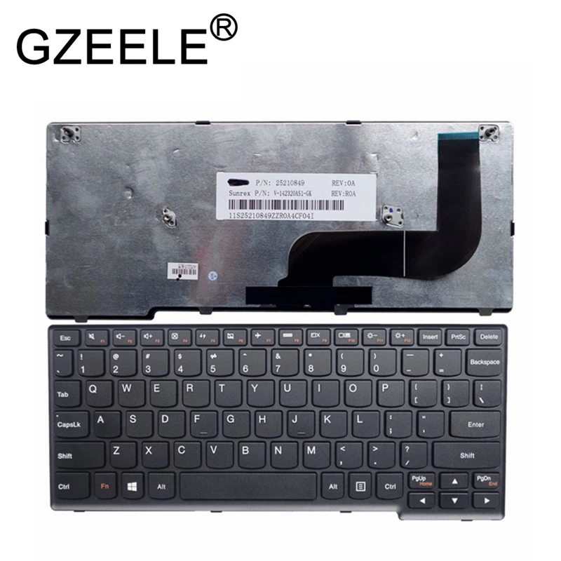 GZEELE клавиатура для lenovo Ideapad S210 S215 S215T 25210801 mp-12u13us-686 25210849 Макет Ноутбук/Тетрадь QWERTY английский США