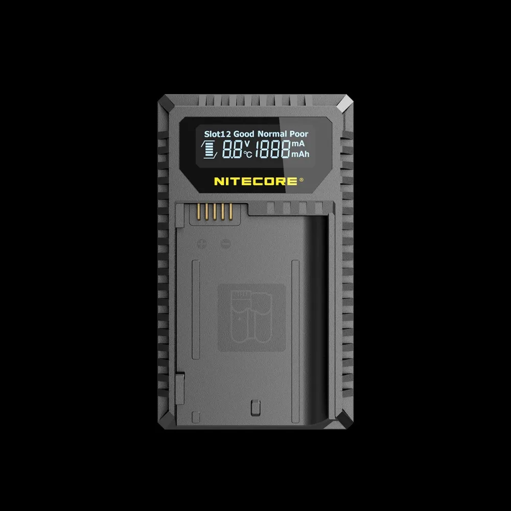 Nitecore UNK2 двойной слот USB Зарядное устройство для Nikon EN-EL15 Батарея D500 D600 D610 D750 D800 D800E