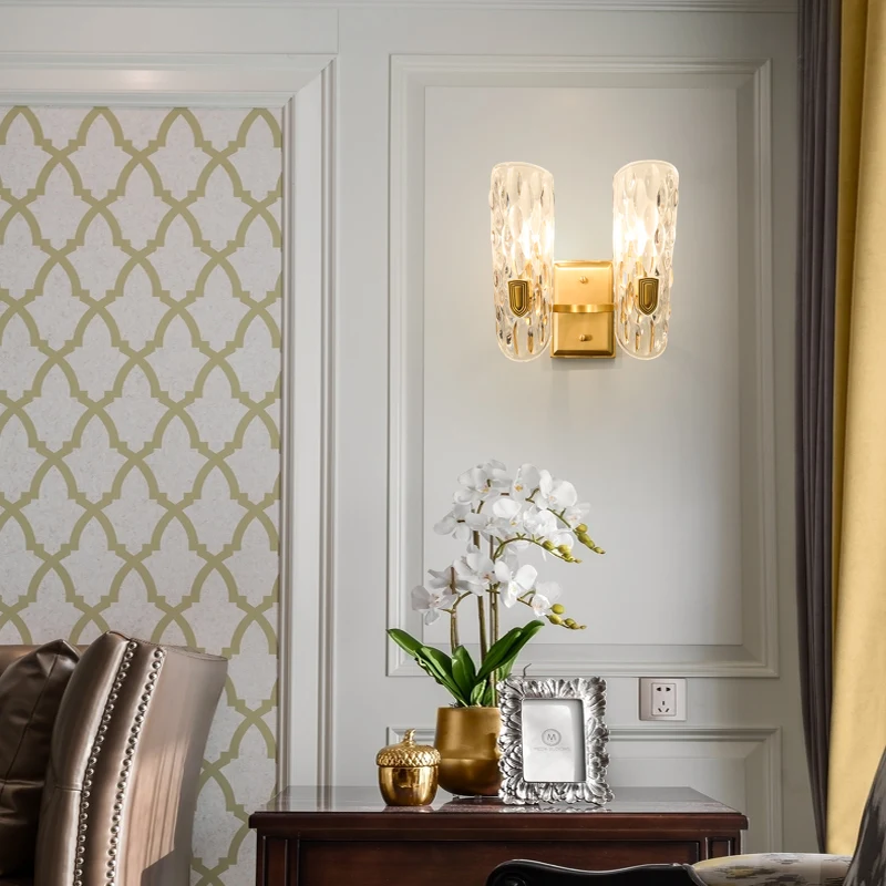 Настенный светильник FSS в античном стиле латунный современный роскошный