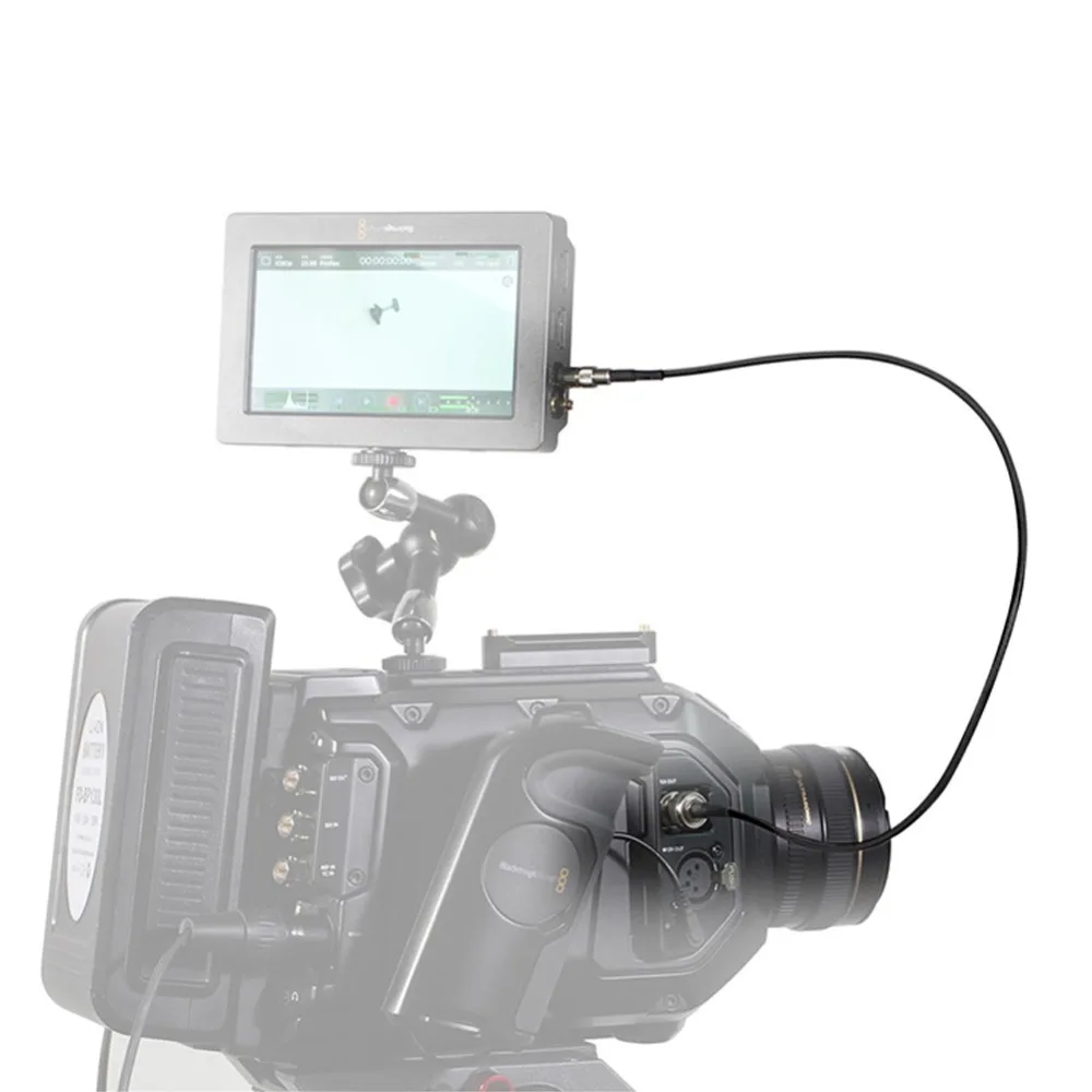 SmallRig BMD мониторы 3G HD SDI входной кабель выход сигнала BNC на DIN 1 0/2 3 мужской 75Ohm для