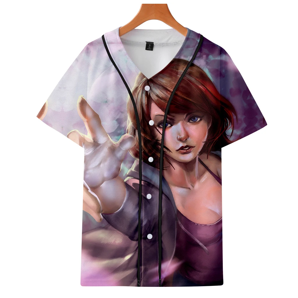 Женская/мужская бейсбольная футболка life is strange 2 модная повседневная с короткими
