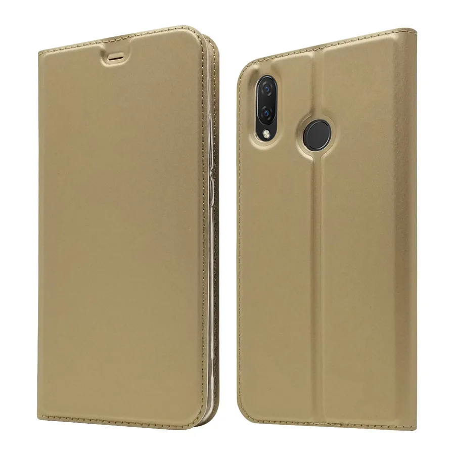Gold Для huawei Nova 3i Nova 3 Чехлы Fundas huawei Nova3i Nova3 чехол роскошный кожаный Магнитный Флип-Стенд противоударный чехол для телефона s - Цвет: Gold