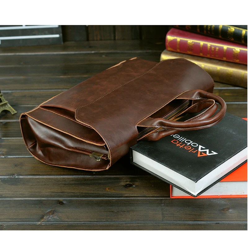 2020 New Fashion Genuine Leather Mens Messenger Bags Handbags Famous Brand Designer Real Briefcase Laptop Shoulder Bag | Багаж и сумки