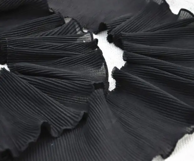 Кружевная ткань из хлопка с вышивкой 11 см | Дом и сад