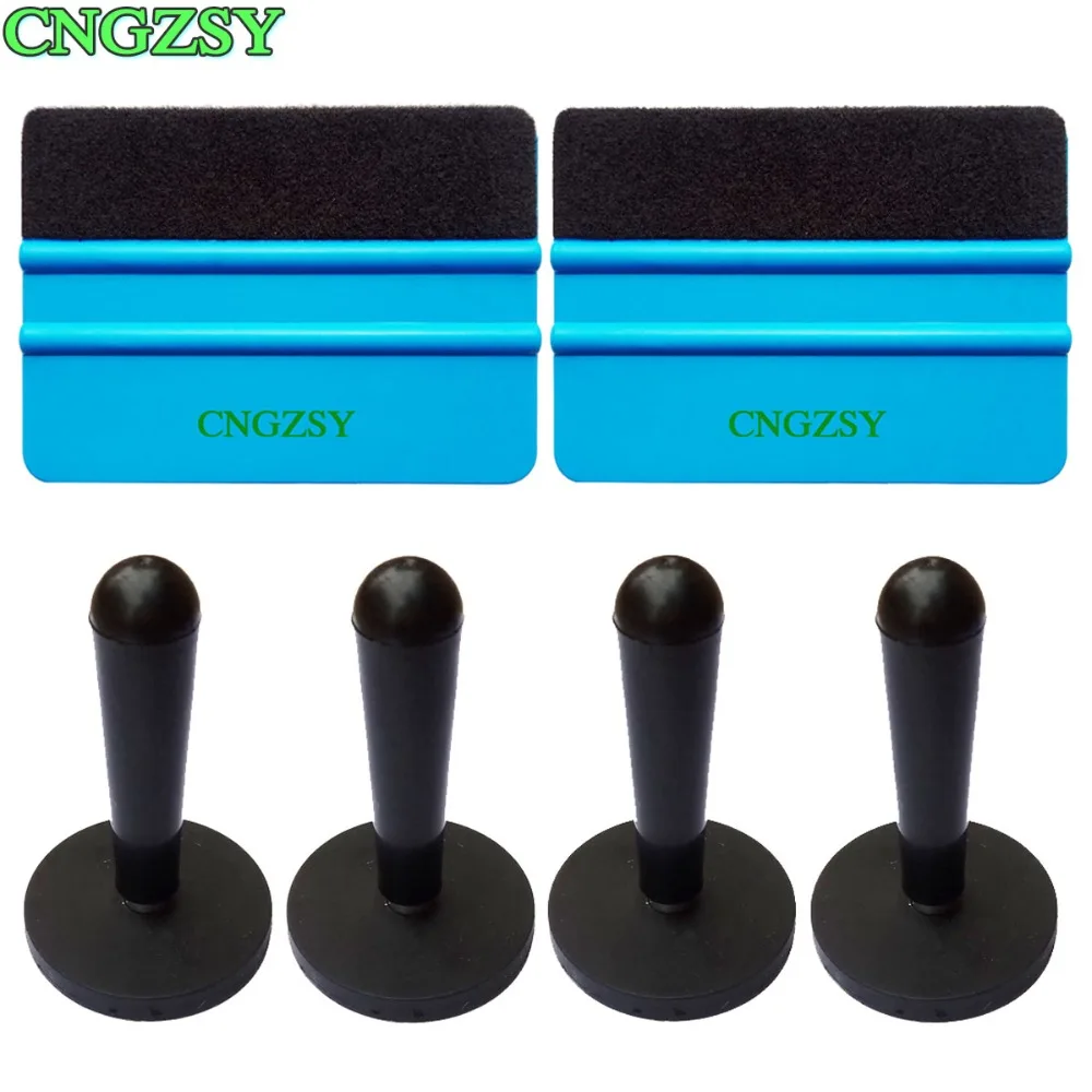 

Набор инструментов 6 в 1, виниловая пленка для автомобиля, универсальный инструмент для тонировки окон из углеродного волокна, скребки, набо...