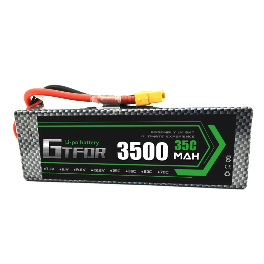 DXF 3500mAh Lipo 35C 2S 7 4 V литиевая батарея высокая мощность ПВХ чехол высокое качество lipo