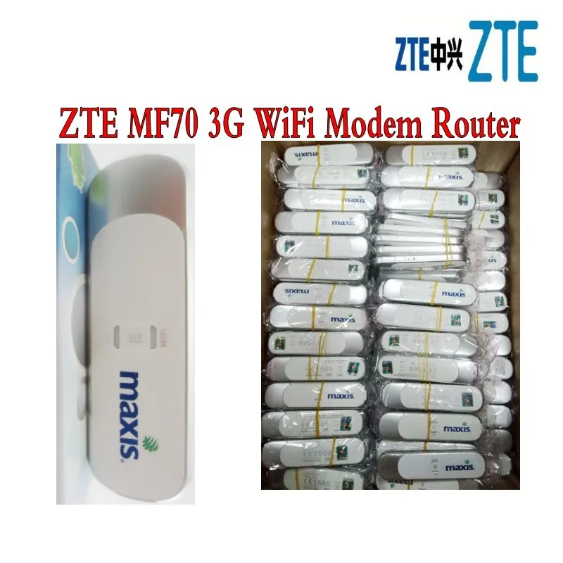 100 шт. ZTE MF70 3G 21 Мбит/с Wi-Fi модем-маршрутизатор USB-модем Wi-Fi-роутер быстрая доставка |